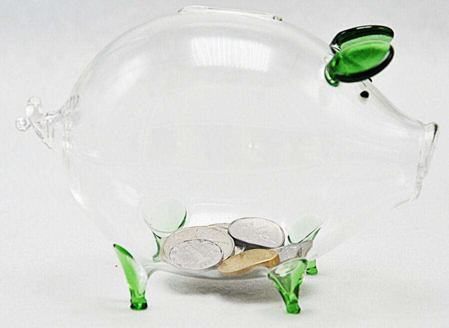 TirelireCochon En Verre